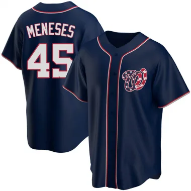 Joey Meneses Men's Washington Nationals Home Jersey - White Authentic